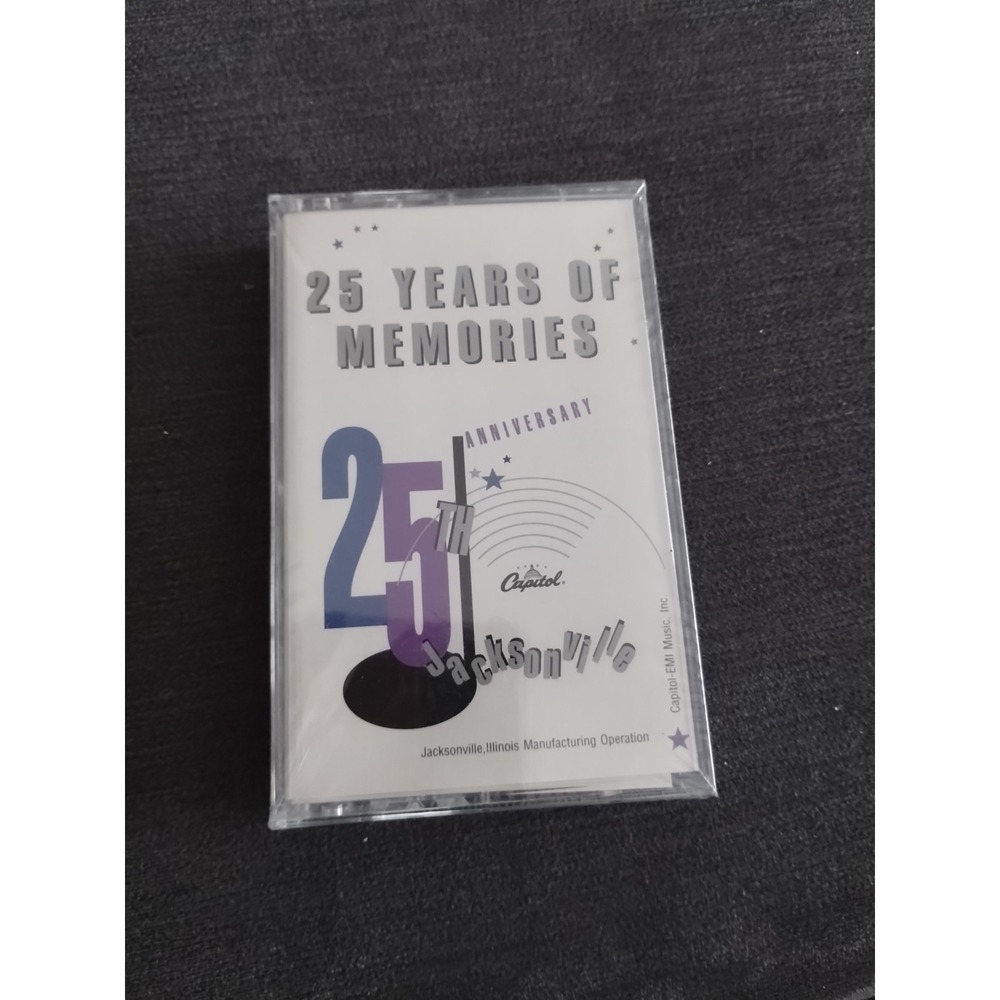 25 Years Of Memories Cassette Tape Capitol Records Jacksonville Illinois New